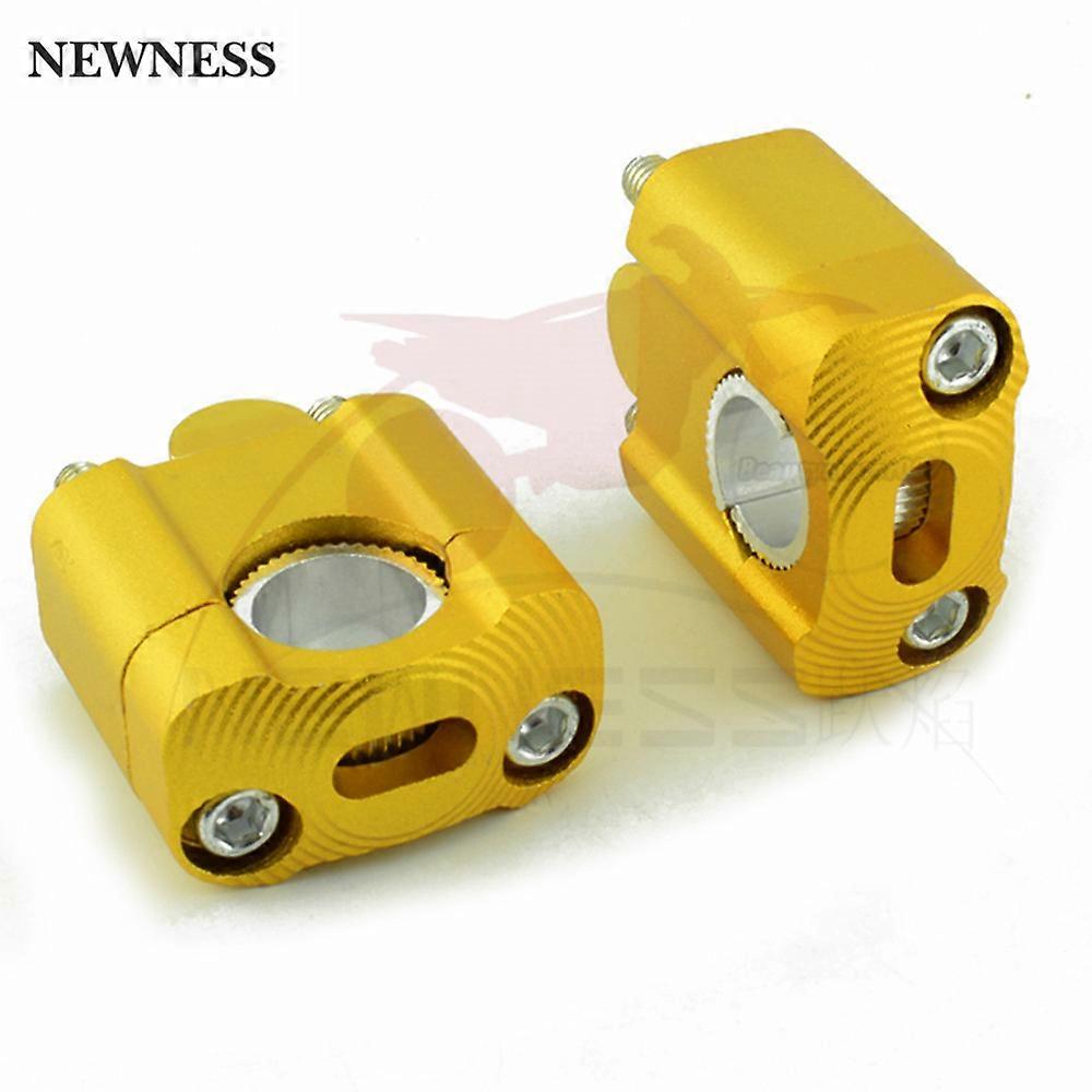 2 Pieces CNC 22mm 28mm Off road Motorcycle Bar Clamps Handlebar risers Adapter for 7/8 1-1/8 Pit Dirt motorbike