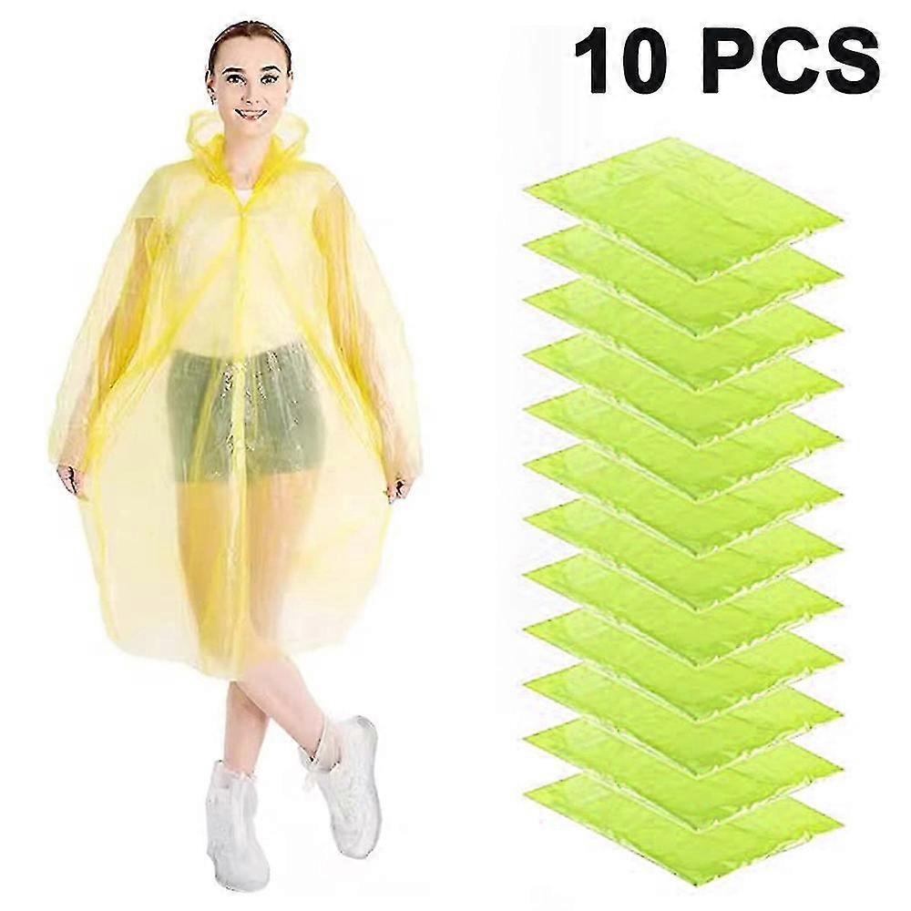 Emergency Disposable Rain Ponchos Waterproof Coat With Hoods Portable