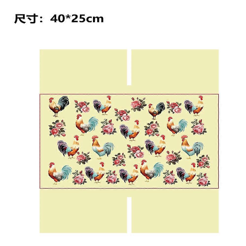 Polyester Book Covers Elastic Notebook Wraps Rectangle Chook 400x250mm DIY