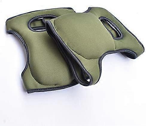 Knee Pads Ultra comfortable knee pads for the home gardener multipurpose and lightweight neoprene fabric adjustable straps green
