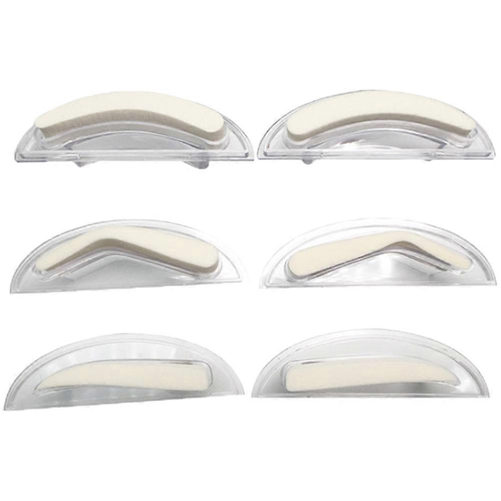 Adjustable Eyebrow Stamp,Waterproof Eyebrow Powder Stamper Kit Eyebrows Makeup Tools with Arched Eyebrow sponge