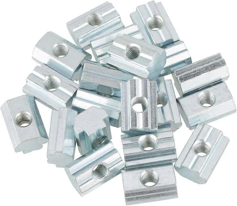 20pcs Standard Slide Nut for Aluminum Profile Accessories(T Nut Typ 40 M8)