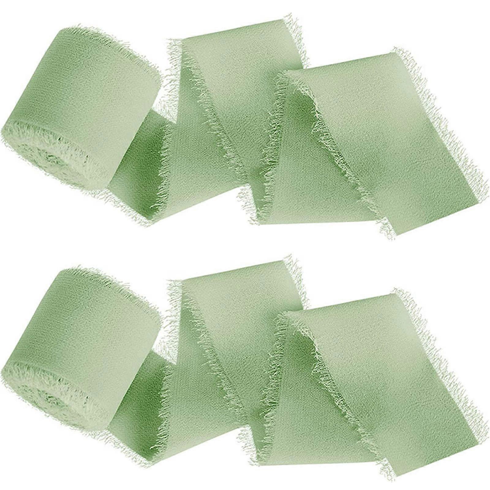 5M gerafelde gerande Chiffon zijde lint, bruiloft Fringe lint, DIY Craft 4cm