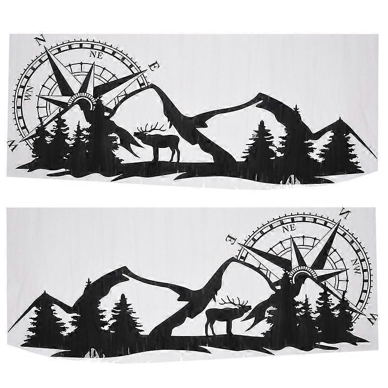 RV متنقل عالمي الجسم ملصق متوافق مع سيارة قافلة مقطورة Yalo