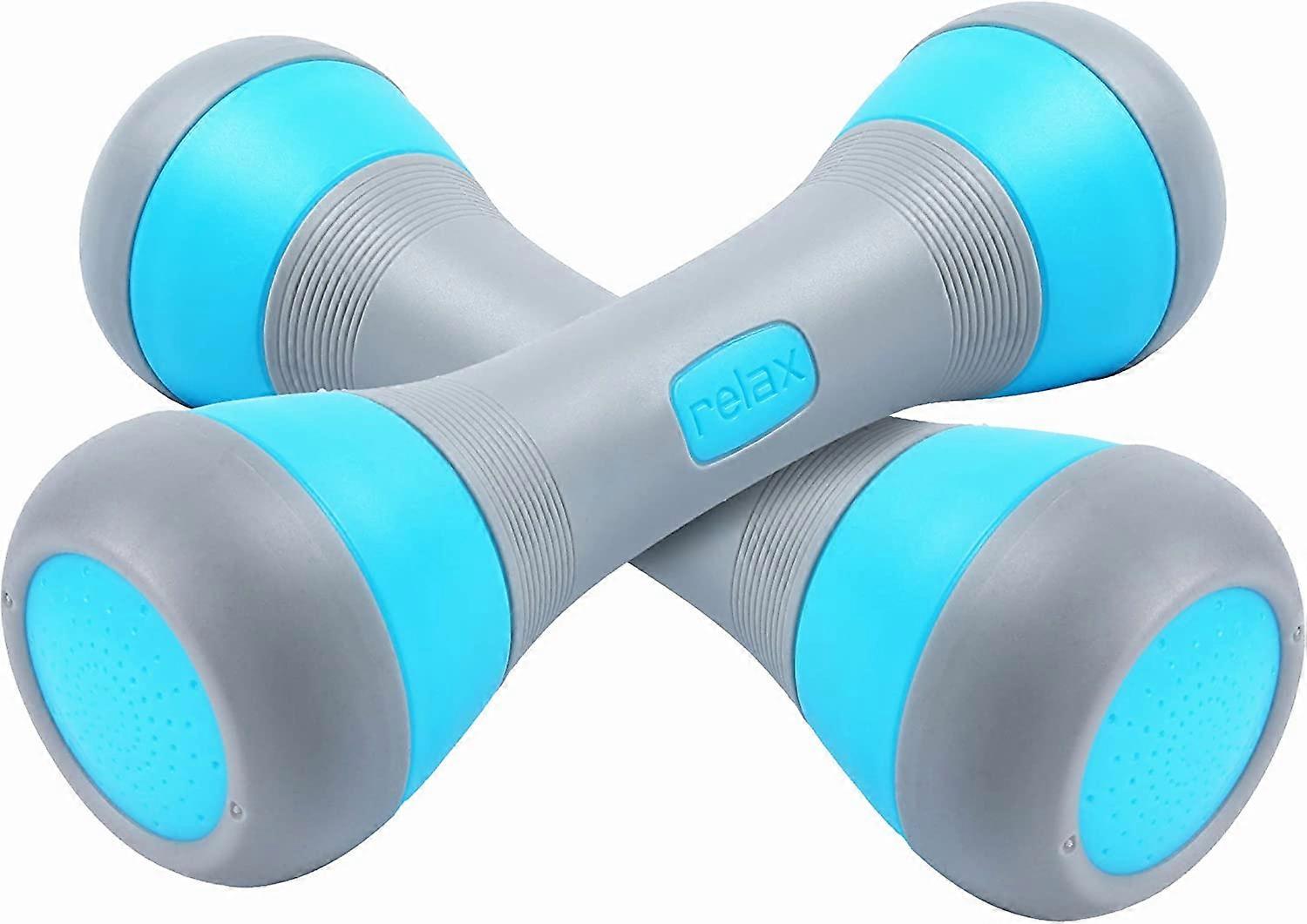 Adjustable Dumbbell Weight Pair, 5-in-1 Weight Options, Non-Slip Neoprene Hand, All-Purpose, Home