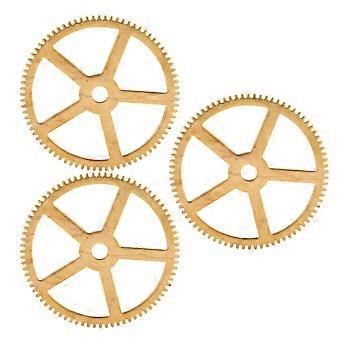 3pcs 82 Teeth Watch Movement Copper Gear Vintage Mechanical Watch Movement Gear Accessory