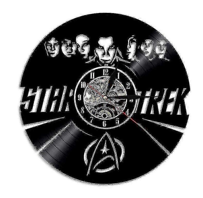 Simple Star Trek Vinyl Record Wall Clock