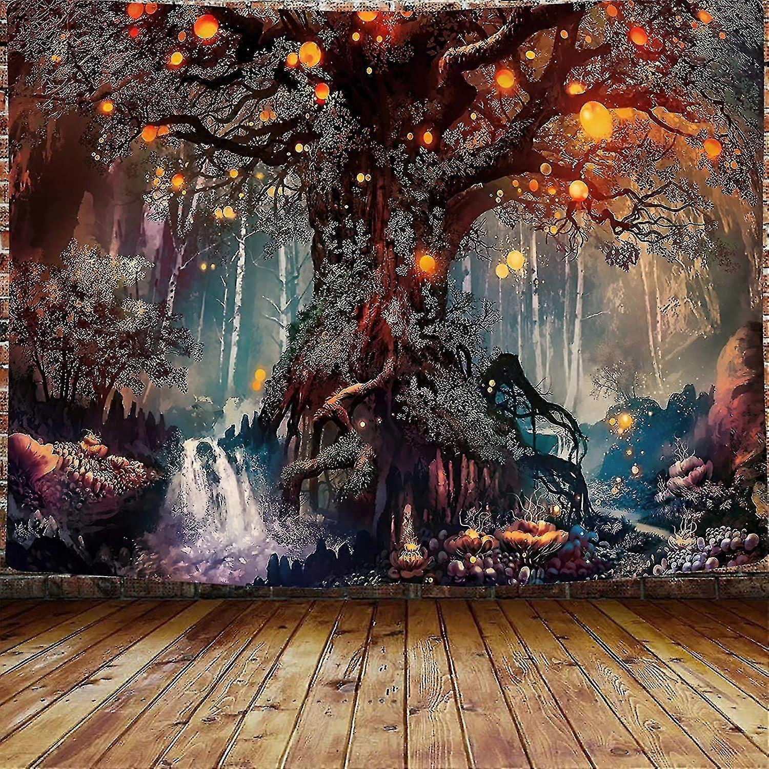 Bosque, Paño de fondo, Cama (150x200cm)