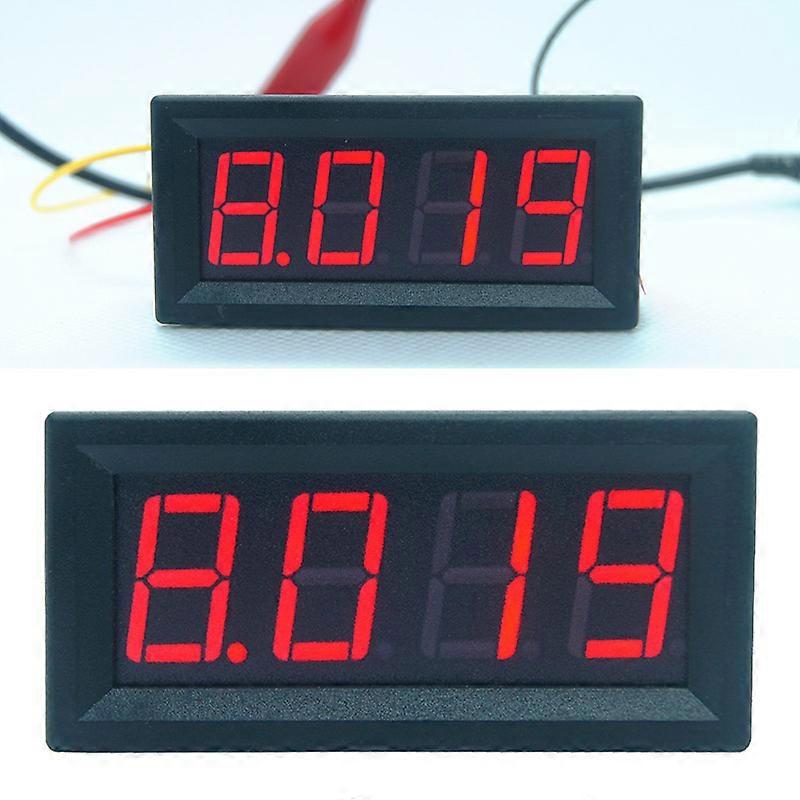  Practical 0.56" Digital Ammeter DC0-9.999A(10A) 4 Digits Current Meter Tester