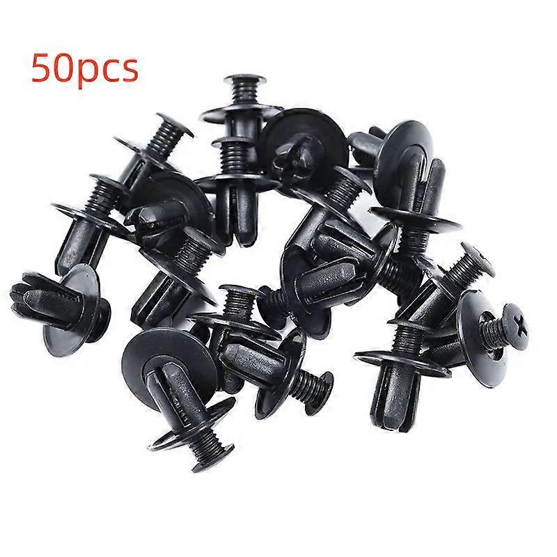 8mm πλαστικά πριτσίνια συνδετήρες βιδωτών αυτοκινήτων προφυλακτήρων φτερών μαύρα πριτσίνια συνδετήρες αυτοκινήτων συνδετήρες για Toyota εστίαση Kia Nissan Yamaha