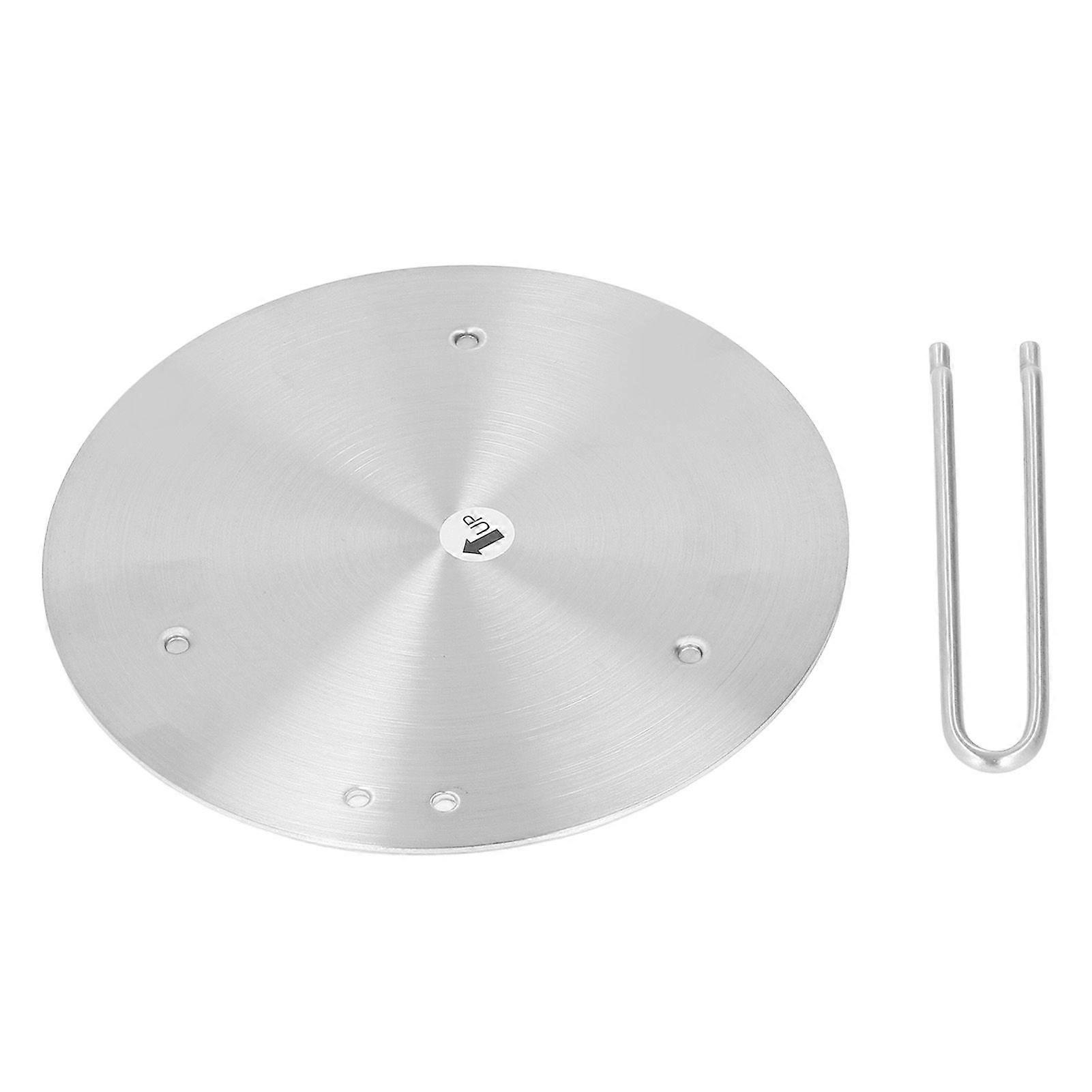 Heat Diffuser Stainless Steel Induction Cooker Diffuser Plate with Handle for Kitchen 21.5cm/8.46in