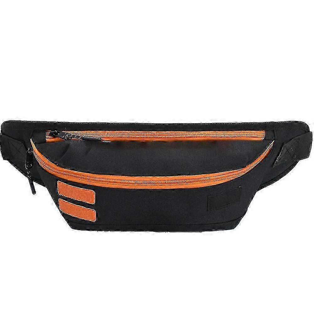 Waterproof Polyester Outdoor Waist Bag, Large Capacity Travel Shoulder Slung Waist Bag, Grey