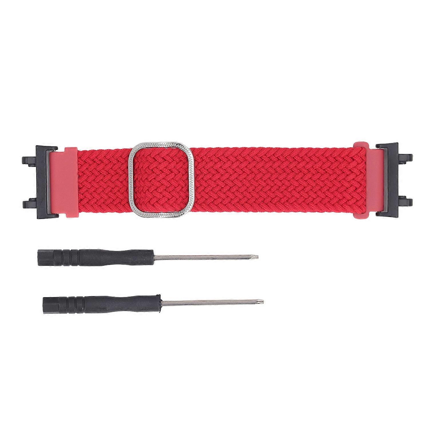 Nylon Elastic Watch Wristband for Amazfit Active Edge A2212 Quick Release Adjustable Stretchy Braide