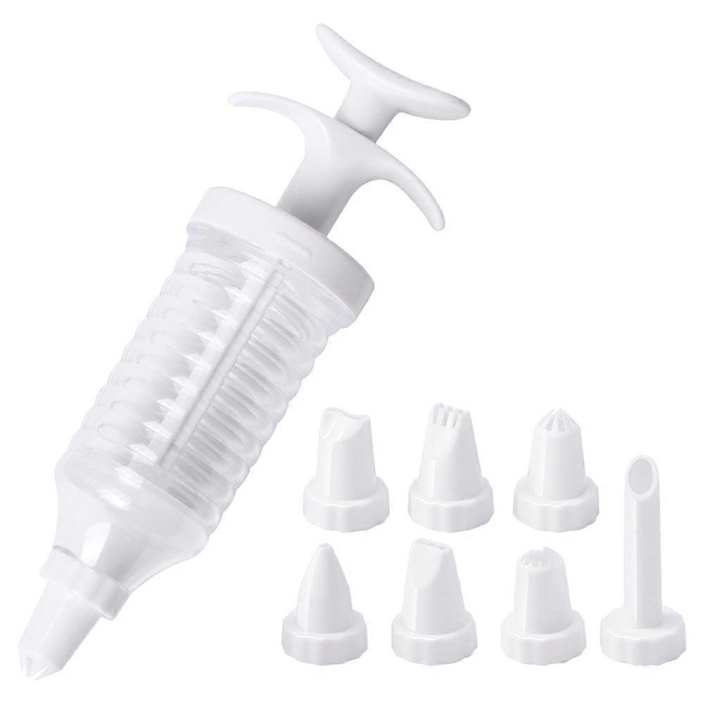 1 Set Manual Cream Injector Decorating Cake Tools Cake Cream Piping Tips