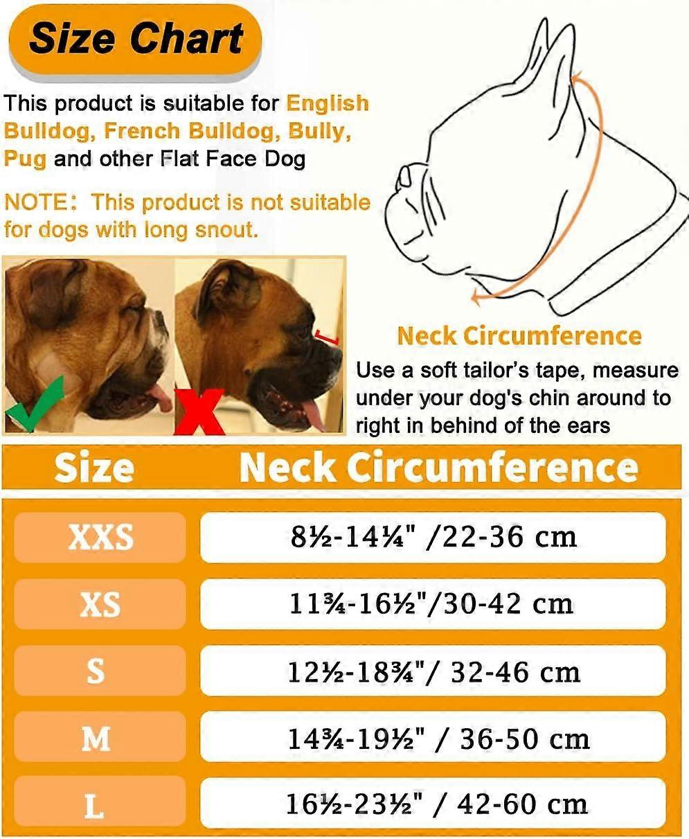 BARKLESS French Bulldog Muzzle - Comfortable Short Snout Mesh Muzzle With Tongue Out Design For Flat Face Dogs Like Frenchies, English Bulldogs, Pugs & Shih Tzus