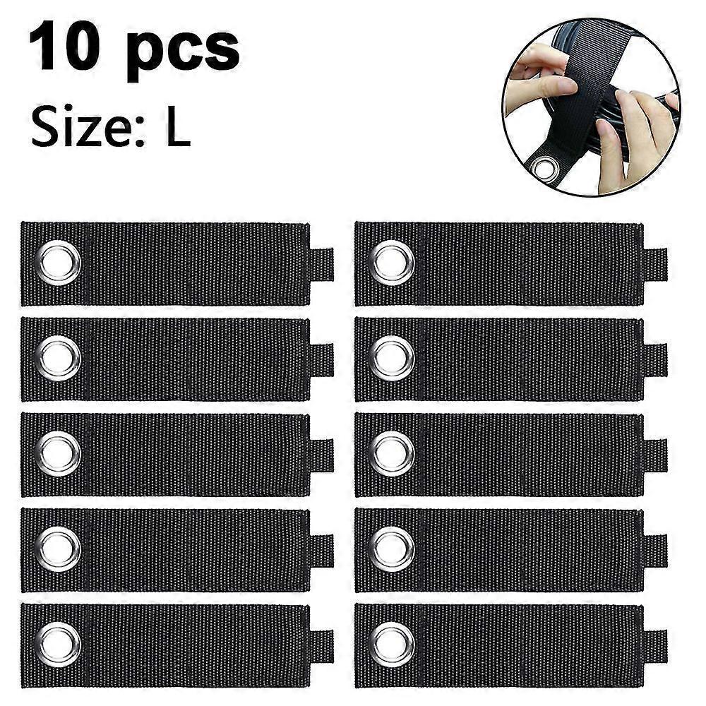 10 Pack Extension Cord Holder Organizer, Heavy Duty Storage Straps Fit With Garage Hooks And Pool Hose Hangers
