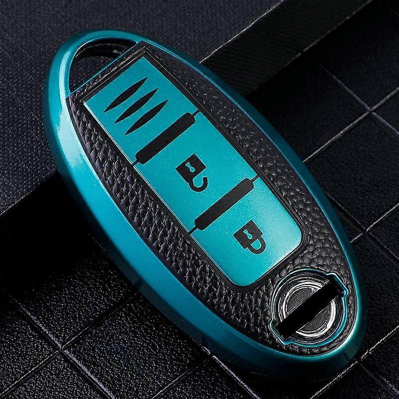 Leather Car Key Cover Case Holder for Nissan Altima Qashqai J10 J11 Juke X-Trail Kicks Tiida Pathfinder Micra Murano Maxima Pulsar