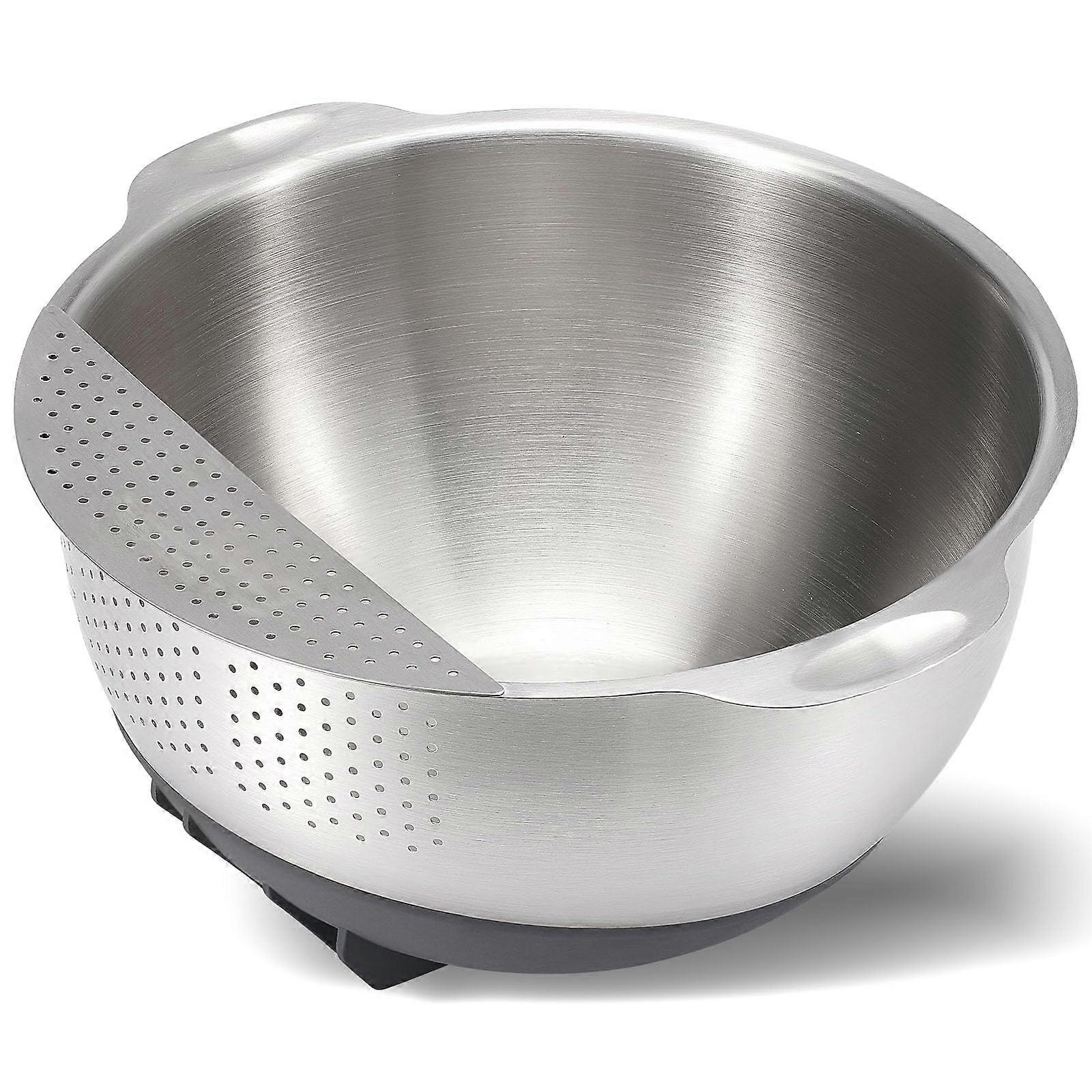 Versatile Colander for Washing Fruits and Vegetables, 4-Quart Size, BPA-Free Plastic, Collapsible Design