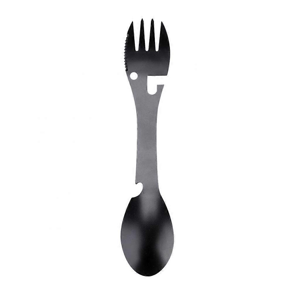 5-in-1 Camping Utensil - Spoon/Fork/Sawtooth Multitool for Travel