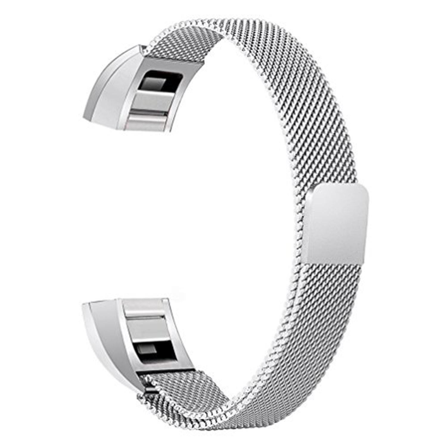 AQ Fitbit Alta Milanese Replacement Straps Alta Silver