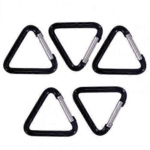 Aluminum Alloy Aluminum Alloy 5Pcs Fashion Aluminum Alloy Aluminum Alloy Triangle Buckle Solid Color Hook Durable For Backpacks