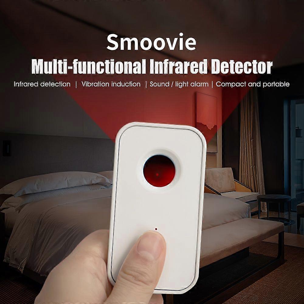 Smoovie Multifunctional Infrared Detector Camera Scanner Anti-theft Anti-sneak Shot Pir Sensor Light Alarm Sound  Light Alarm Vibration Sensing Alarm 
