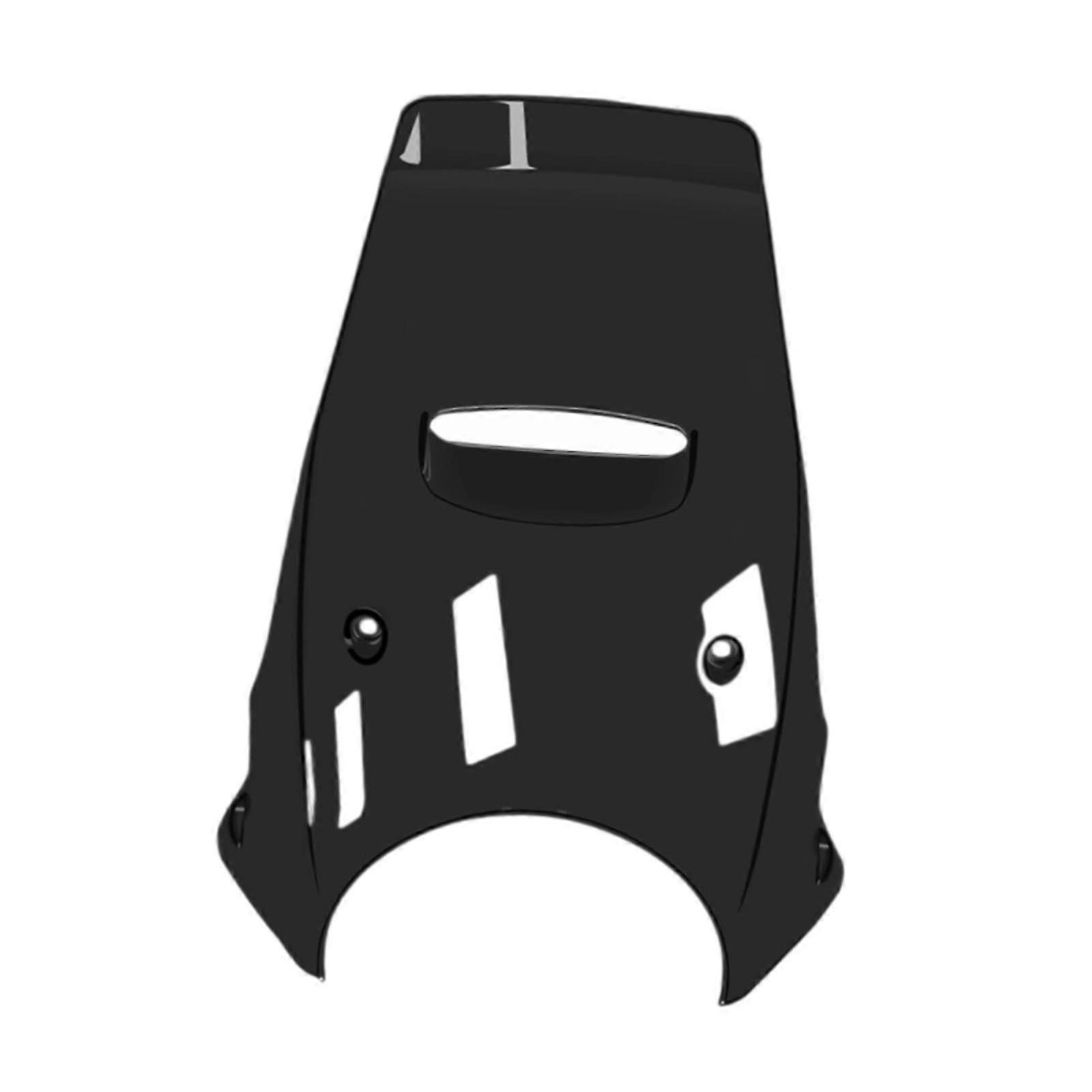Windabweiser Windschild Tourenscheibe Robuste Motorrad Windschutzscheibenabdeckung schwarz
