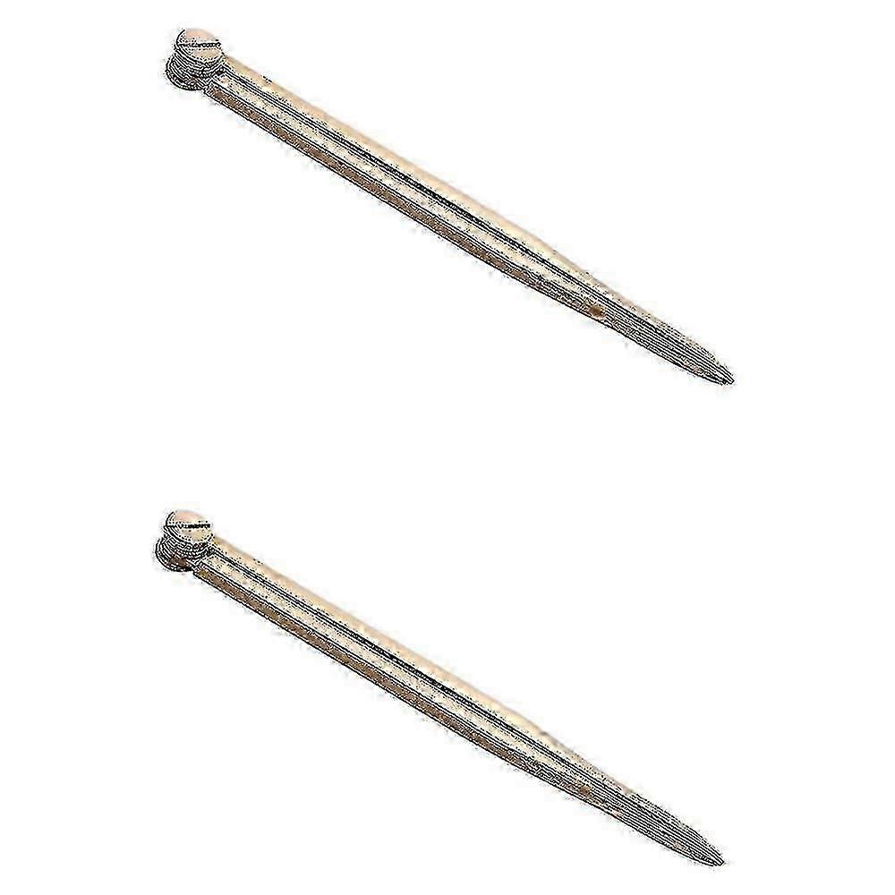 2pcs 168mm Nautical Chart Straight Divider Solid Brass Marine Dividing Tool No