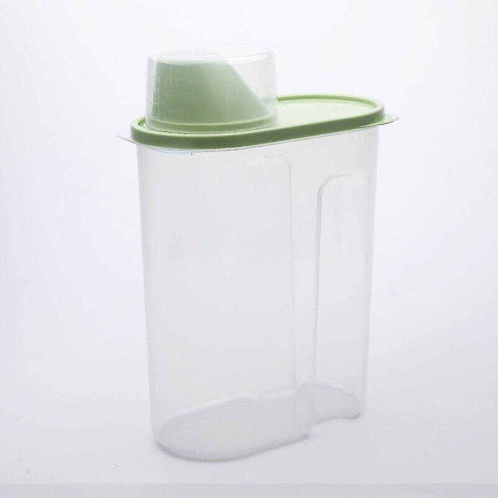 2024 Kitchen Storage Box compatible Cereals Light Green