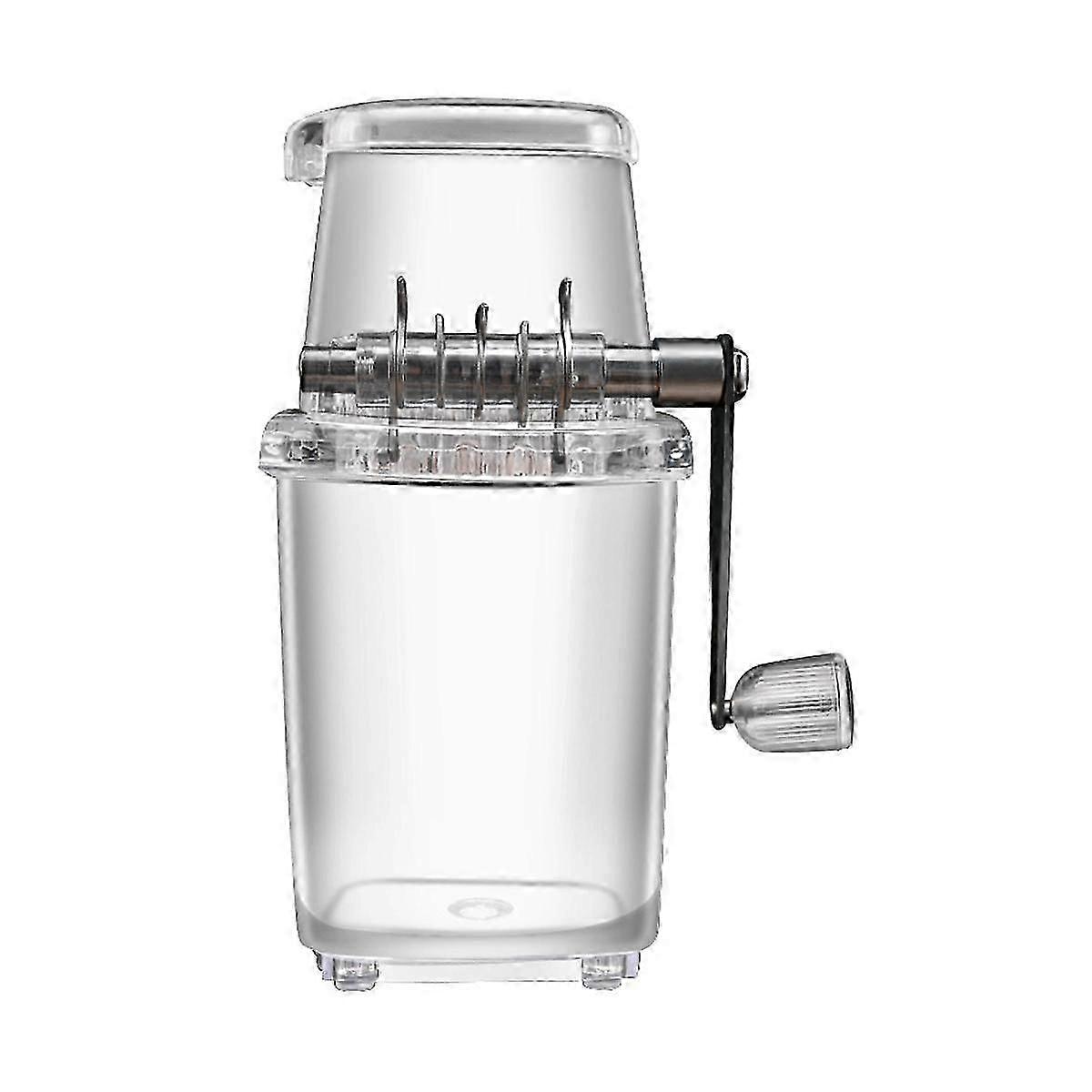 Ice Crusher Manual Ice Crusher Machine1.25L Ice Grinder Drinks Chopper,Household Necessities,Summer