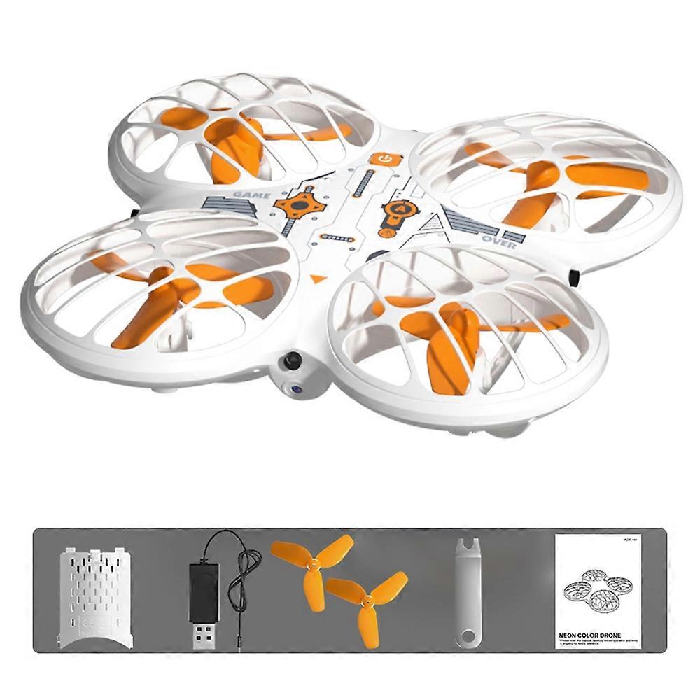 H122 Smart Obstacle Avoidance Drone with Neon Light HD Aerial Photography Quadcopter with 1 Battery