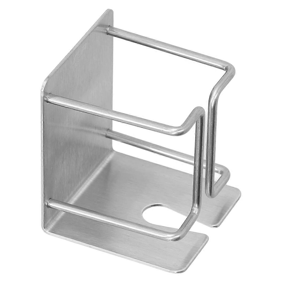 Self-adhesive razor hanger for bathroom shower storage