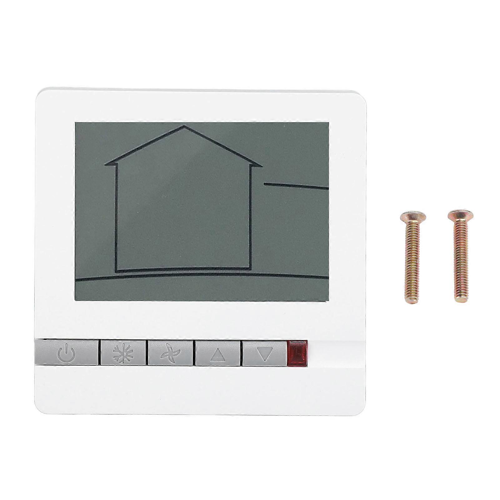 Digital Smart Thermostat LCD Screen Brushless Fan Smart Home Thermostat Temperature Controller for Room Heating