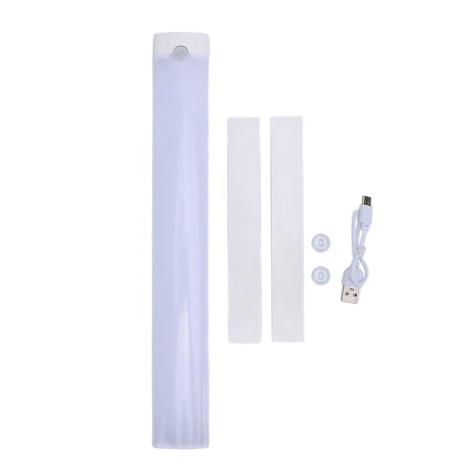 30cm LED Motion Sensor Light, 3 Colors, Dimmable, Battery Powered, USB Rechargeable, for Kitchen Cabinet