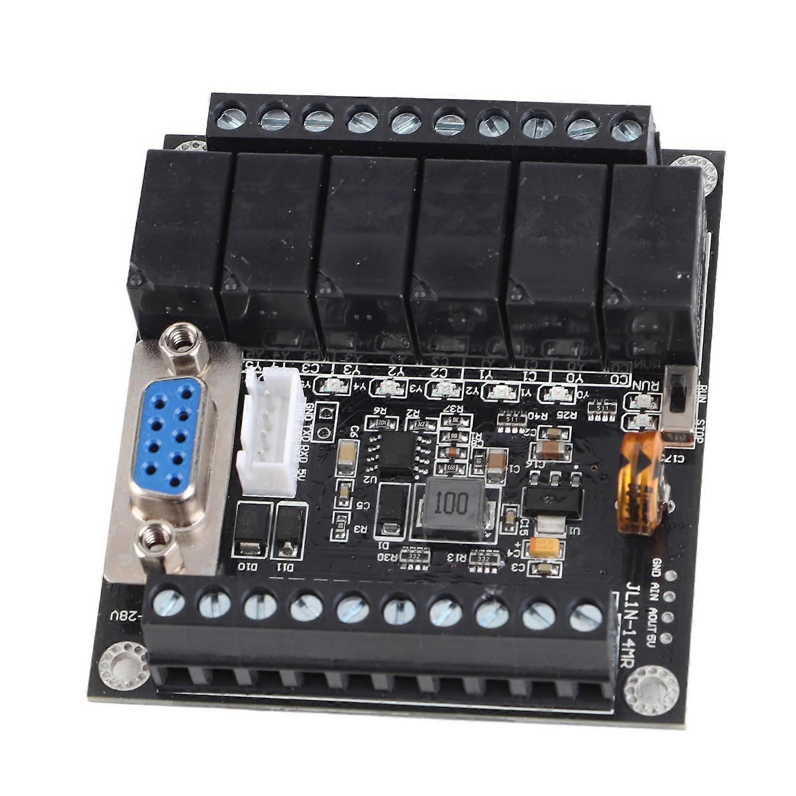 PLC Industrial Programmable Control Board FX1N‑14MR Relay Controller Module