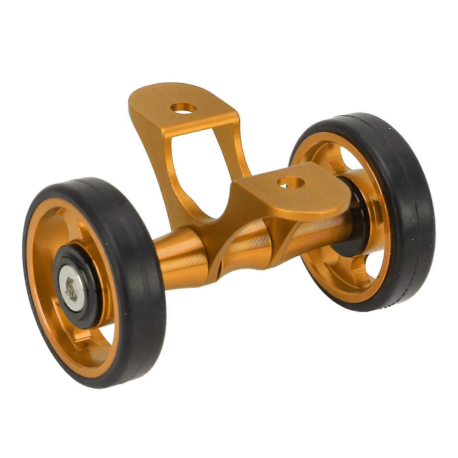 Bicycle Mudguard Easywheel Mudguard Rollers Wheels Double Wheel for Brompton Folding Bike for Dahon