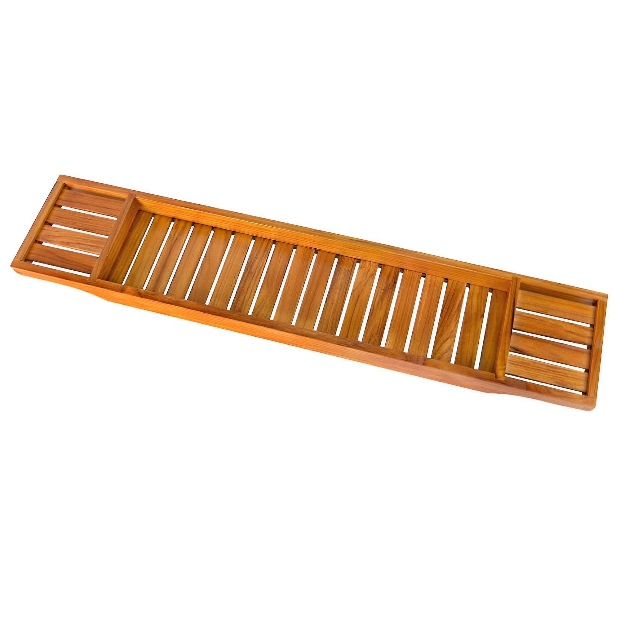 Wooden Bathtub Tray for Caddy Bath and Tub Table