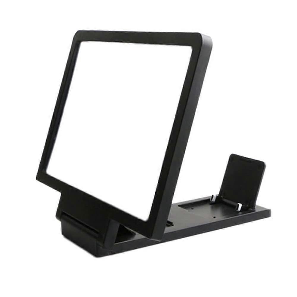Mobile Phone Screen Magnifier HD 3D Video Screen Amplifier Bracket Stand with Movie Game Magnifier Folding Phone Desk Holder