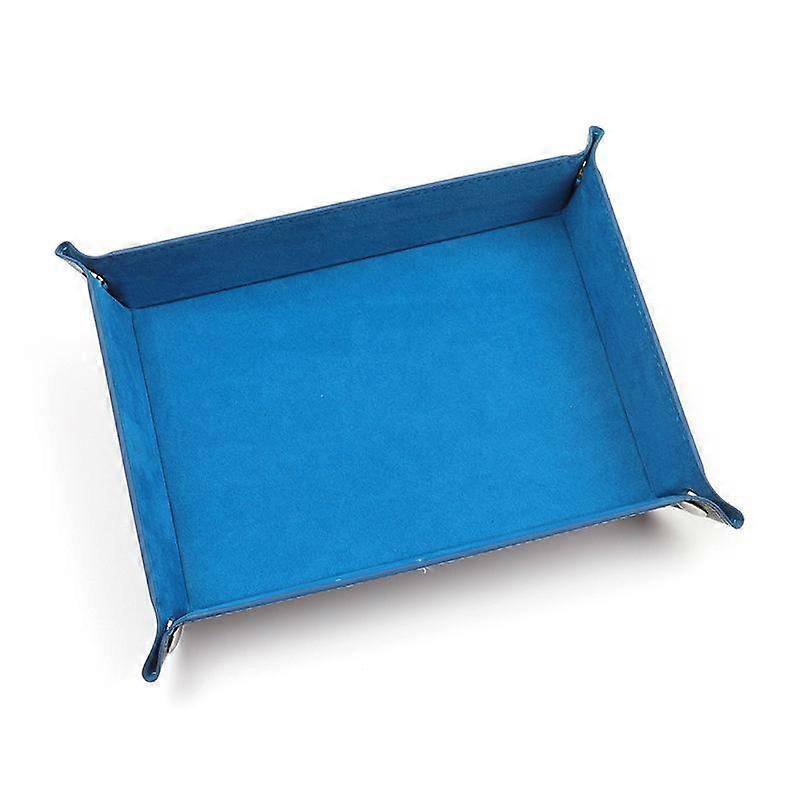 Creative Storage Tray Pu Foldable Storage Box Pu Tray Dice Tray Desktop Storage Box Rolling Folding Game Storage