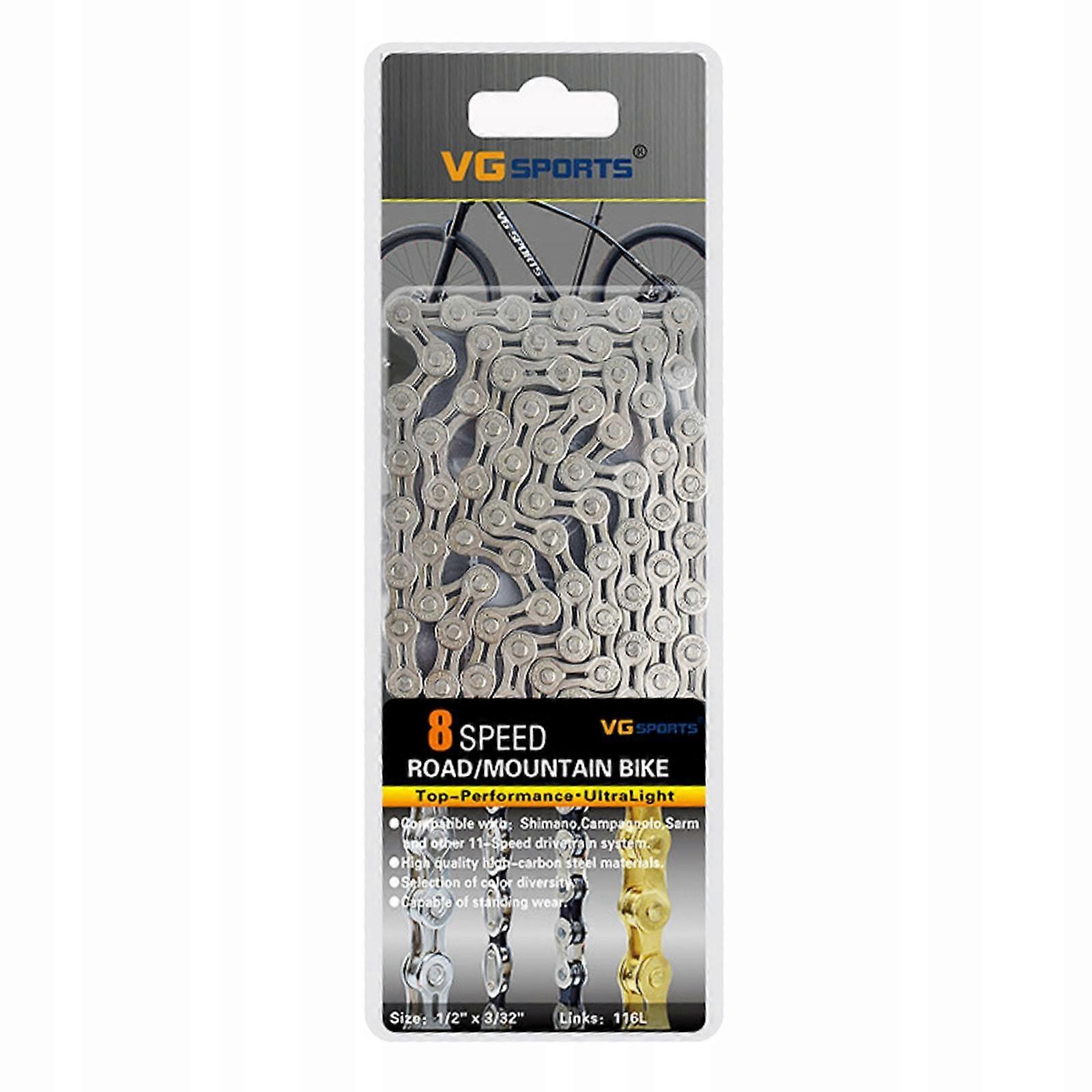 Bicycle Chain 10 Speed Half Hollow 116 Links Chains To