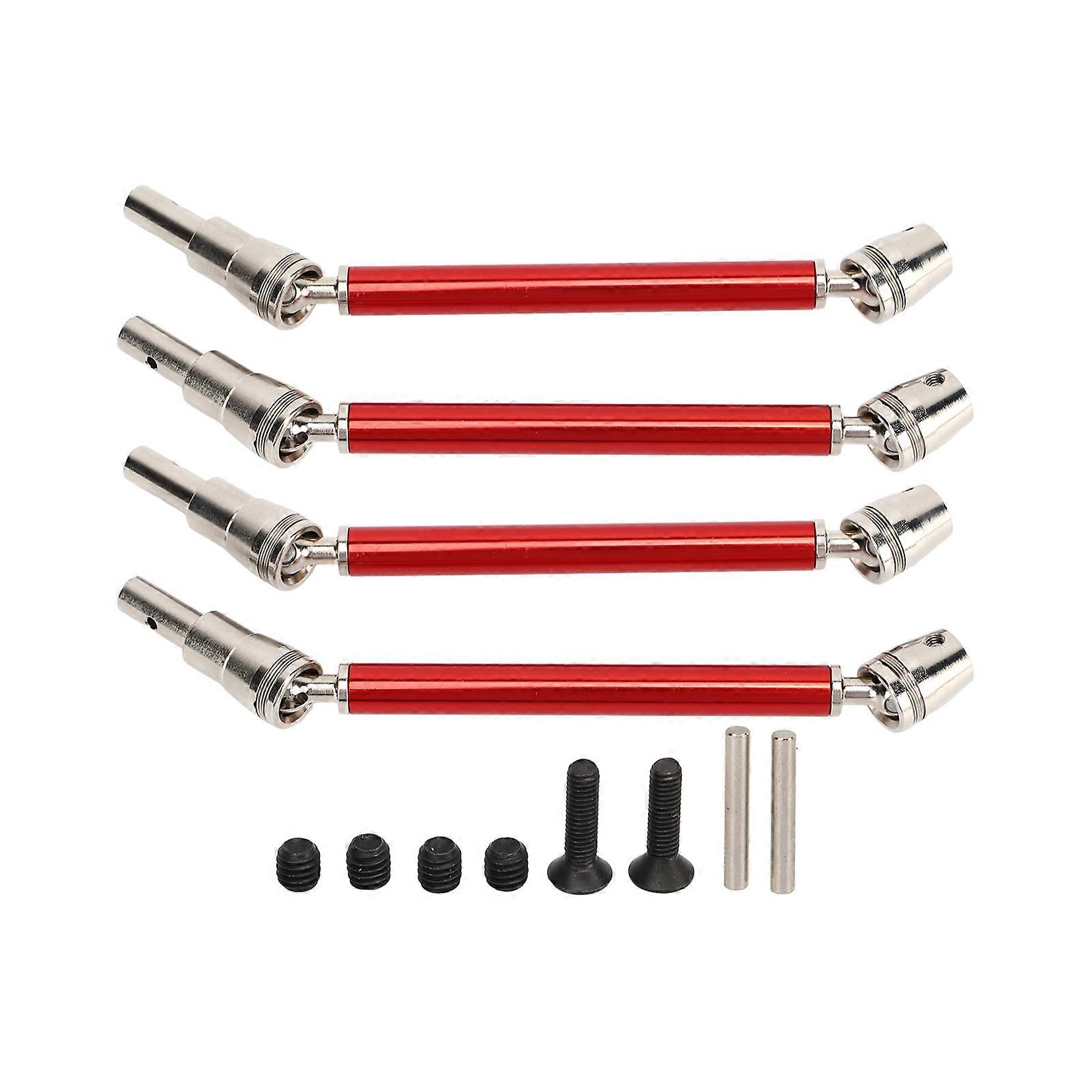 4 PCS RC Front Rear CVD Drive Shaft for ARRMA 1/10 RC Car Replacement Drive Shaft Kit