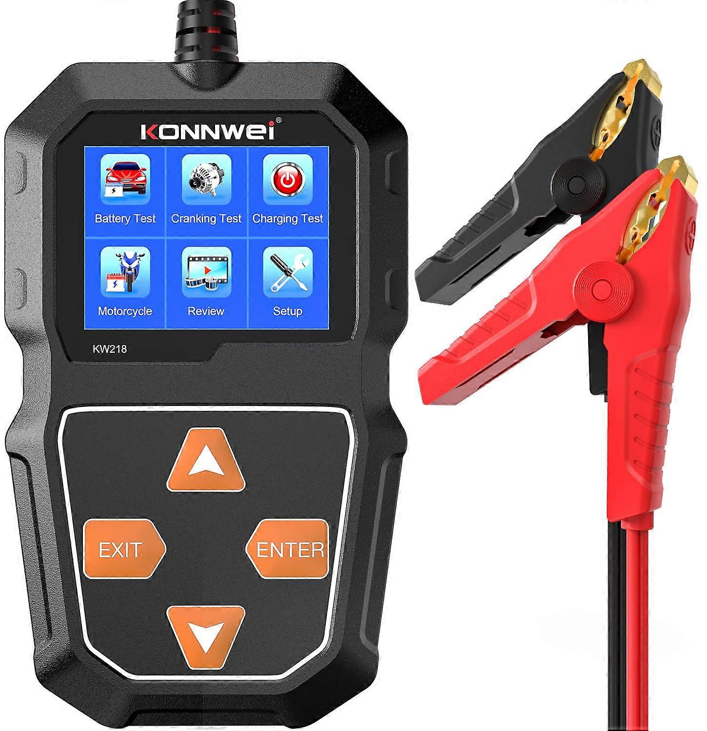KW218 6V 12V Car Battery Tester CCA 1002000 Automotive Battery Load Tester
