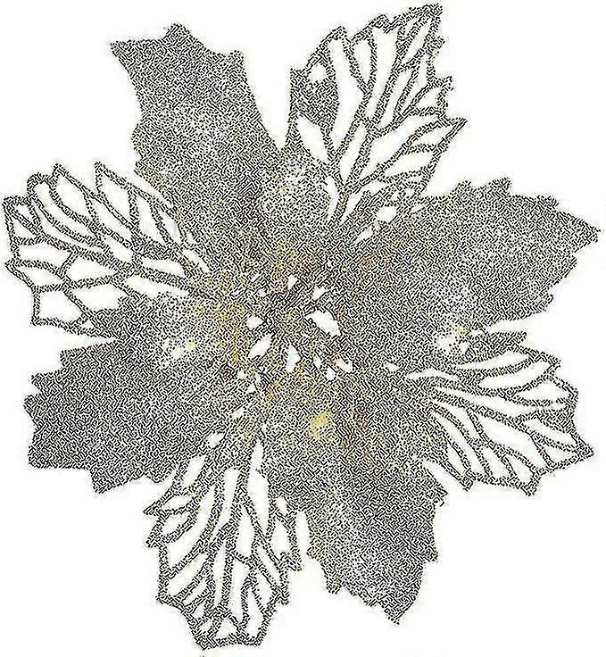 Miniowl-16 stk julestjerne blomster til julepynt