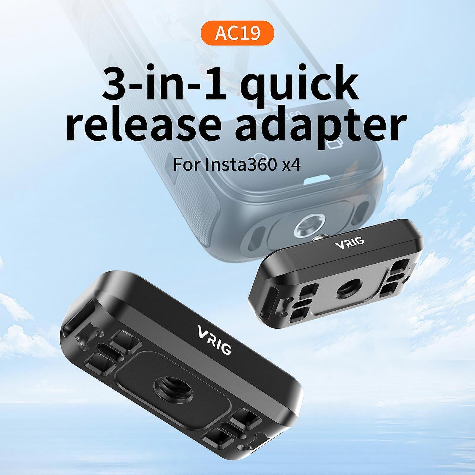 Insta360 X4 Magnetic Quick Release Mount: Versatile, Secure, and Lightweight Design