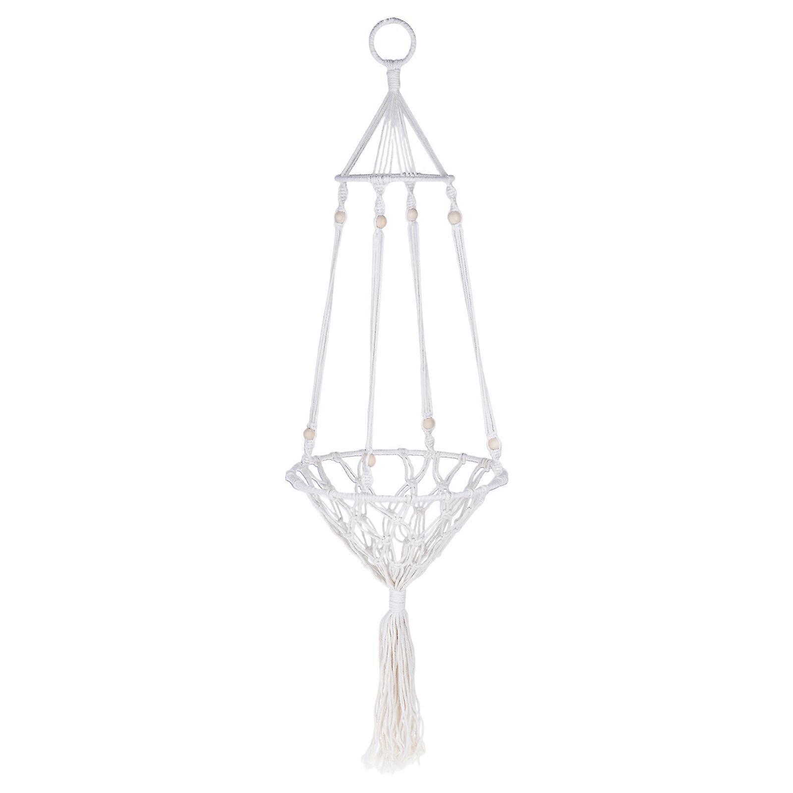 Cat Hanging Hammock Pet Kitten Resting Place Handwoven Tassels Swing Bed Wall Mounted Hammock Space Saving Sleeping Bed