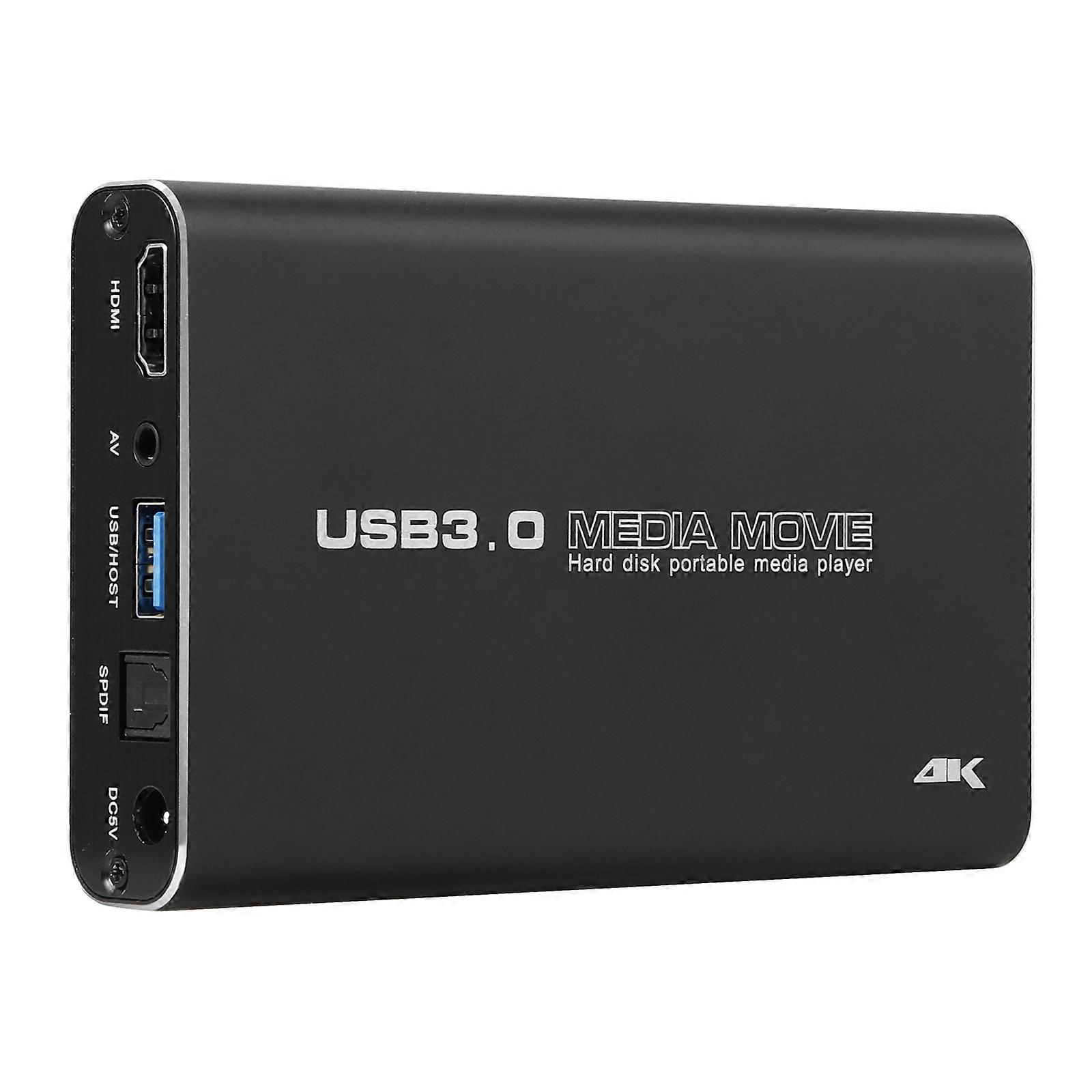 [New] MP2506P 4K 30Hz HD Media Player, Support Auto Loop Play Videos & Photos & Music