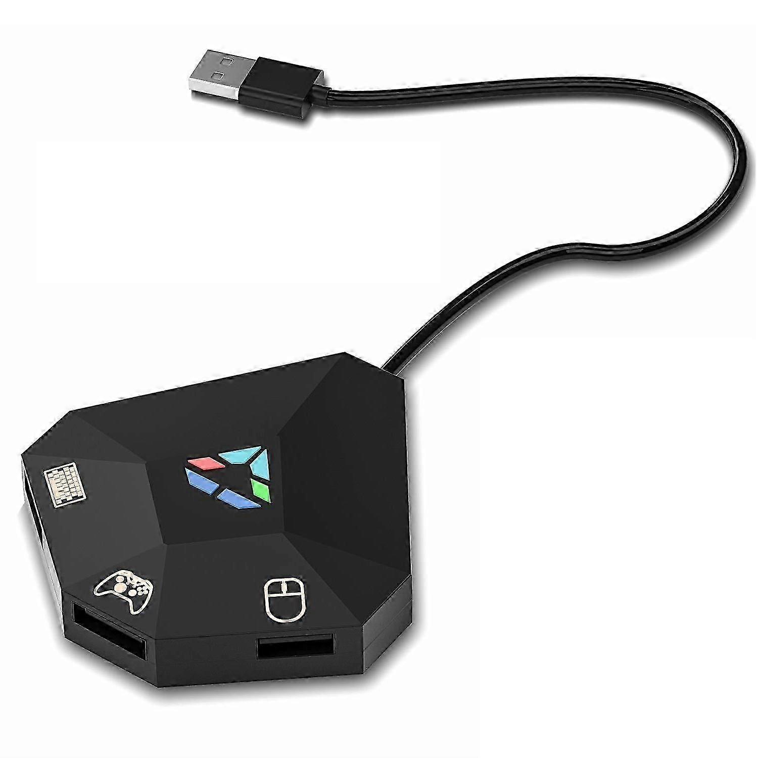 Keyboard and Mouse Adapter for Nintendo Switch, Wired USB Connection Keyboard Mouse Converter for PS