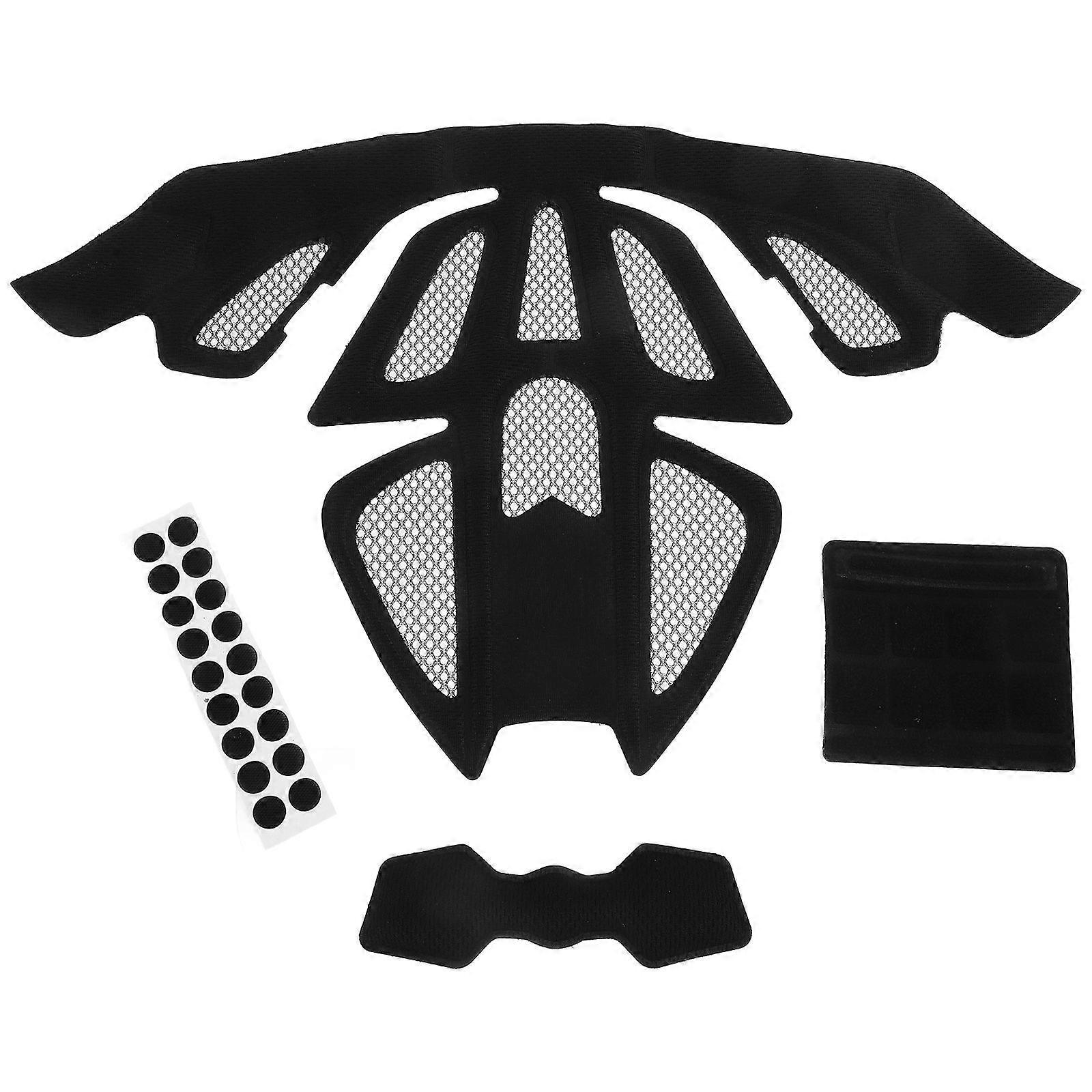 4PCS头盔衬垫套件自行车替换通用泡沫垫套装自行车骑行摩托车头盔头盔垫