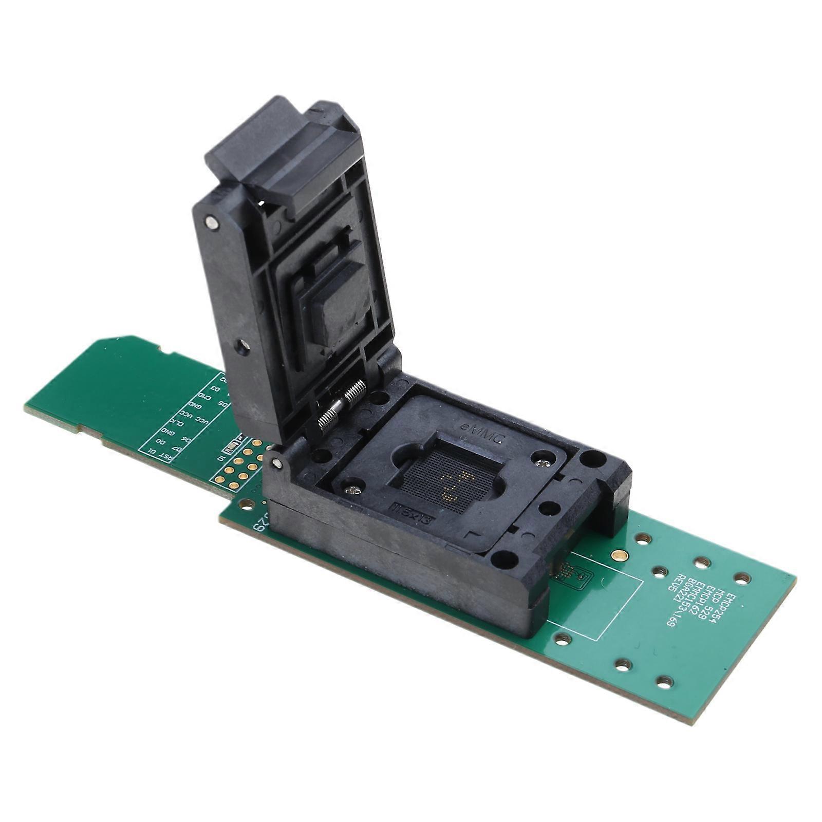 eMMC169 Chip Burning Socket Hurtig test og programmering understøtter kun BGA153/BGA169-chips