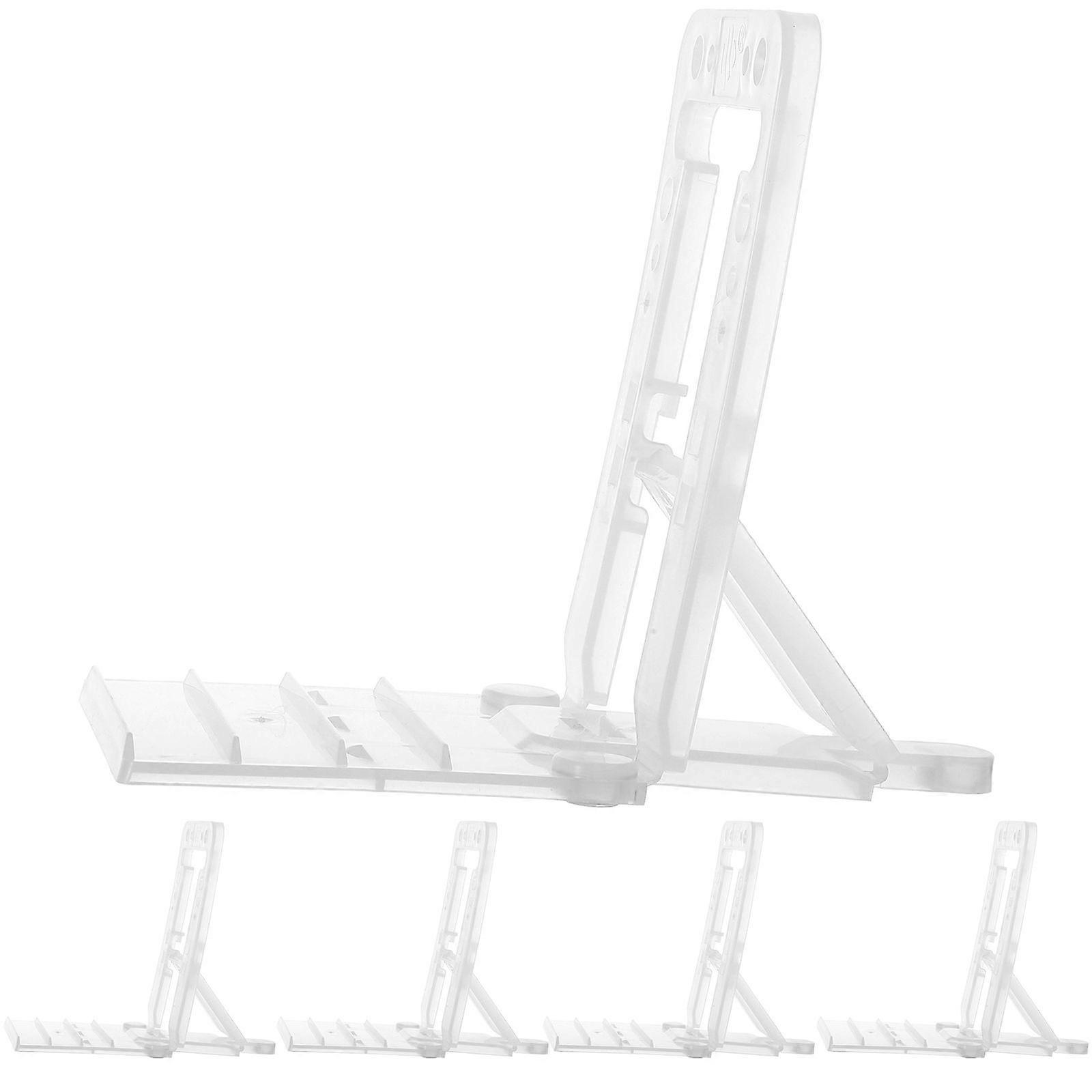 5pcs Store Display Support Stand For Organized Shelves Easy Installation L Shape Brackets For Merchandise Retail Display